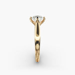 Load image into Gallery viewer, Round Lab-Grown Diamond Four-Prong Engagement Ring | Brilliant Solitaire | IGI Certified | 10K/14K/18K Gold
