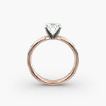 Load image into Gallery viewer, Round Brilliant Lab-Grown Diamond Solitaire Ring – 4-Prong Classic | IGI Certified | 10K/14K/18K Gold
