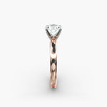 Load image into Gallery viewer, Round Brilliant Lab-Grown Diamond Solitaire Ring – 4-Prong Classic | IGI Certified | 10K/14K/18K Gold
