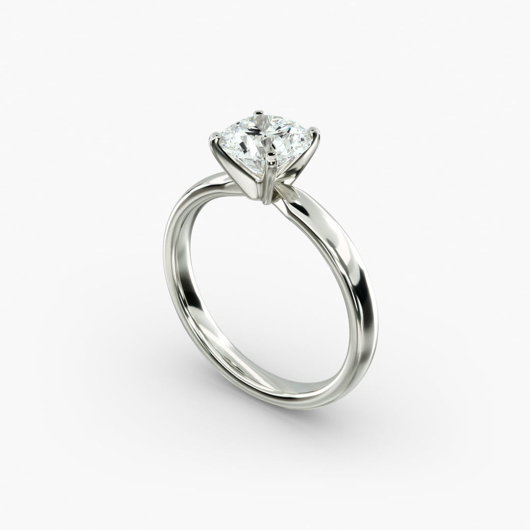 Round Brilliant Lab-Grown Diamond Solitaire Ring – 4-Prong Classic | IGI Certified | 10K/14K/18K Gold
