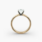 Load image into Gallery viewer, Round Brilliant Lab-Grown Diamond Solitaire Ring – 4-Prong Classic | IGI Certified | 10K/14K/18K Gold
