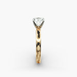 Load image into Gallery viewer, Round Brilliant Lab-Grown Diamond Solitaire Ring – 4-Prong Classic | IGI Certified | 10K/14K/18K Gold
