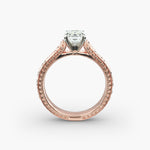 Load image into Gallery viewer, Emerald Lab-Grown Diamond Designer Ring – Artistic Band | IGI Certified | 10K/14K/18K Gold
