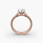 Load image into Gallery viewer, Heart Lab-Grown Diamond Designer Ring – Artistic Band | IGI Certified | 10K/14K/18K Gold
