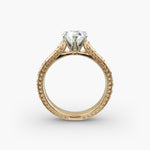 Load image into Gallery viewer, Heart Lab-Grown Diamond Designer Ring – Artistic Band | IGI Certified | 10K/14K/18K Gold
