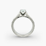 Load image into Gallery viewer, Oval Lab-Grown Diamond Designer Ring – Unique Artistic Style | IGI Certified | 10K/14K/18K Gold
