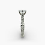 Load image into Gallery viewer, Oval Lab-Grown Diamond Designer Ring – Unique Artistic Style | IGI Certified | 10K/14K/18K Gold
