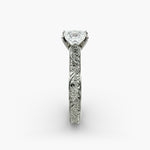 Load image into Gallery viewer, Princess Lab-Grown Diamond Designer Ring – Artistic Band | IGI Certified | 10K/14K/18K Gold

