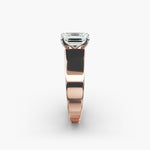 Load image into Gallery viewer, Emerald Lab-Grown Diamond Bold Classic Band Ring – Modern Elegance | IGI Certified | 10K/14K/18K Gold
