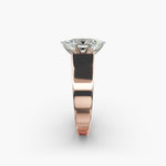 Load image into Gallery viewer, Marquise Lab-Grown Diamond Bold Classic Band Ring – Unique Elegance | IGI Certified | 10K/14K/18K Gold
