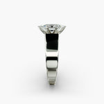 Load image into Gallery viewer, Marquise Lab-Grown Diamond Bold Classic Band Ring – Unique Elegance | IGI Certified | 10K/14K/18K Gold
