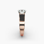 Load image into Gallery viewer, Oval Lab-Grown Diamond Bold Classic Band Ring – Timeless Designer Style | IGI Certified | 10K/14K/18K Gold
