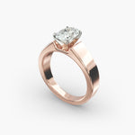 Load image into Gallery viewer, Oval Lab-Grown Diamond Bold Classic Band Ring – Timeless Designer Style | IGI Certified | 10K/14K/18K Gold
