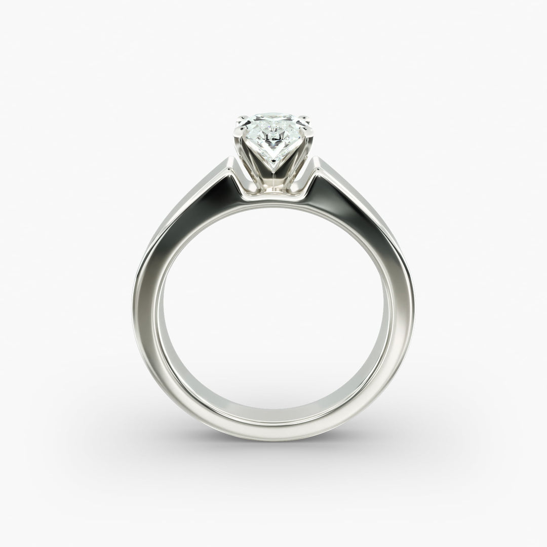 Oval Lab-Grown Diamond Bold Classic Band Ring – Timeless Designer Style | IGI Certified | 10K/14K/18K Gold