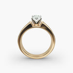 Load image into Gallery viewer, Oval Lab-Grown Diamond Bold Classic Band Ring – Timeless Designer Style | IGI Certified | 10K/14K/18K Gold
