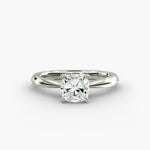 Load image into Gallery viewer, Cushion-Cut Lab-Grown Diamond Ring with Four-Prong Setting | IGI Certified | 10K, 14K &amp; 18K Gold

