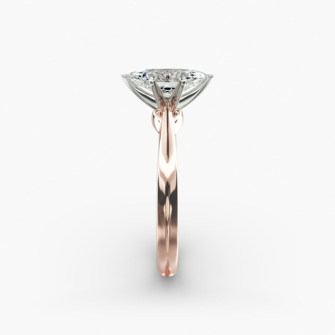 Marquise Lab-Grown Diamond Six-Prong Engagement Ring | Classic Solitaire | IGI Certified | 10K/14K/18K Gold