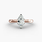 Load image into Gallery viewer, Marquise Lab-Grown Diamond Six-Prong Engagement Ring | Classic Solitaire | IGI Certified | 10K/14K/18K Gold
