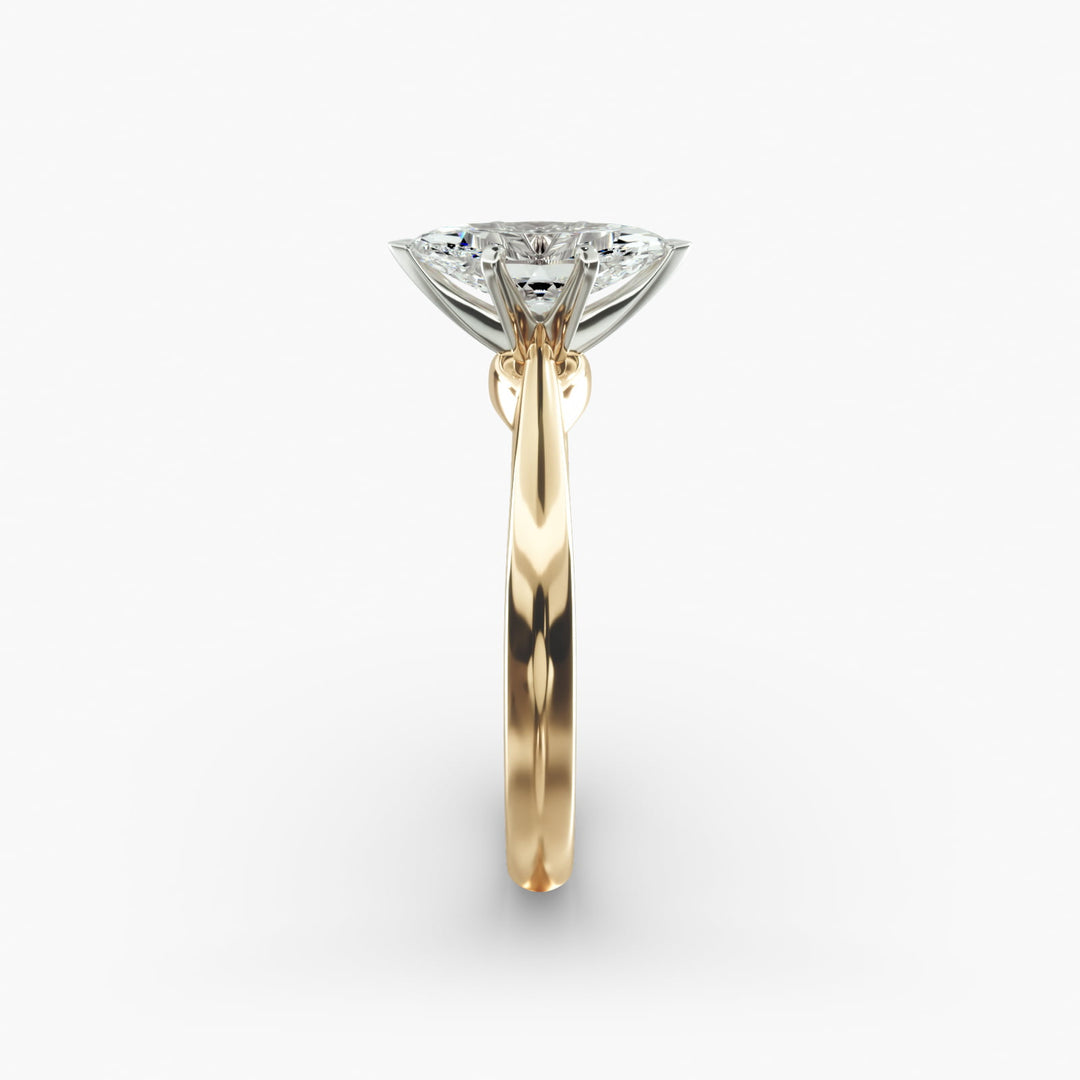 Marquise Lab-Grown Diamond Six-Prong Engagement Ring | Classic Solitaire | IGI Certified | 10K/14K/18K Gold