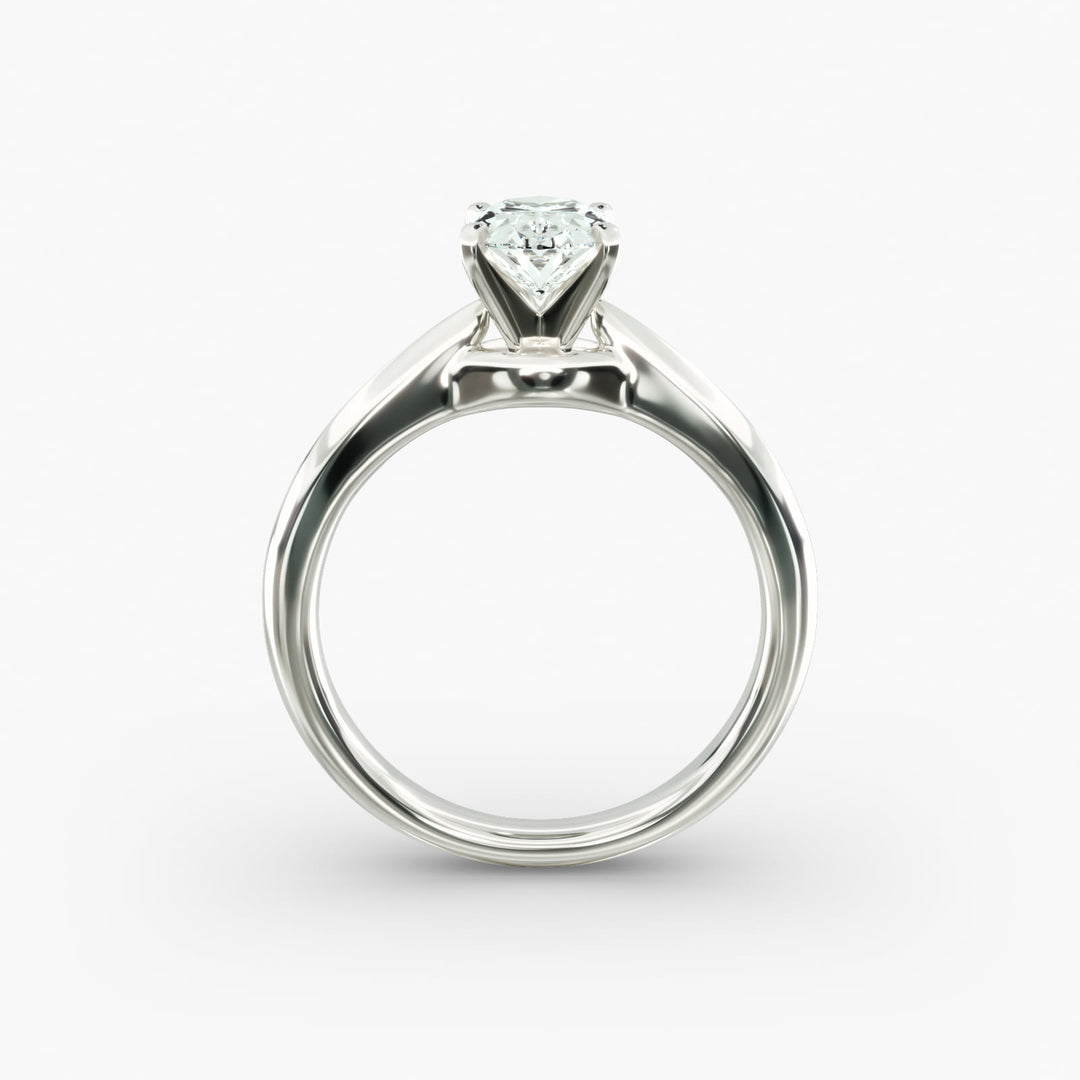 Oval Lab-Grown Diamond Four-Prong Engagement Ring | Classic Solitaire | IGI Certified | 10K/14K/18K Gold