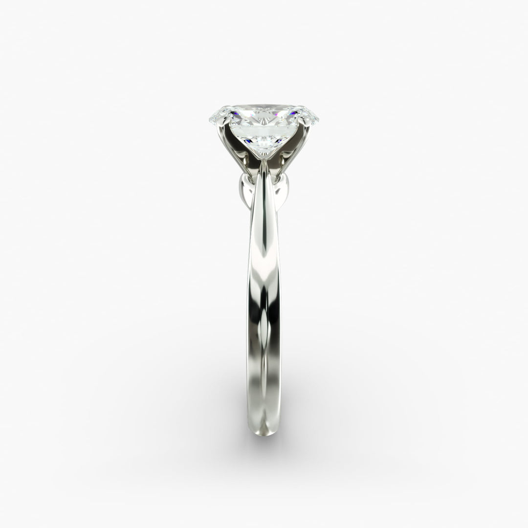 Oval Lab-Grown Diamond Four-Prong Engagement Ring | Classic Solitaire | IGI Certified | 10K/14K/18K Gold