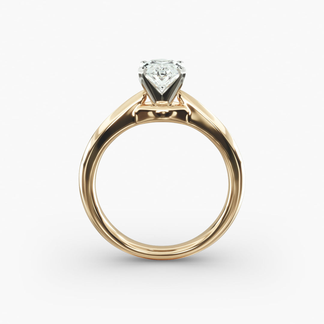 Oval Lab-Grown Diamond Four-Prong Engagement Ring | Classic Solitaire | IGI Certified | 10K/14K/18K Gold