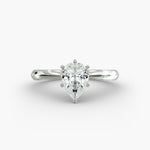 Load image into Gallery viewer, Pear-Shaped Lab-Grown Diamond Engagement Ring | Secure Six-Prong Solitaire | IGI Certified | 10K/14K/18K Gold
