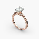 Load image into Gallery viewer, Classic Four-Prong Radiant Lab-Grown Diamond Engagement Ring | IGI Certified | 0.50–5.00 Ct | 10K/14K/18K Gold
