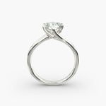Load image into Gallery viewer, Twisted Band Cushion Lab-Grown Diamond Engagement Ring | Four-Prong Design | IGI Certified | 10K/14K/18K Gold
