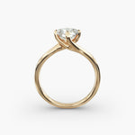 Load image into Gallery viewer, Twisted Band Cushion Lab-Grown Diamond Engagement Ring | Four-Prong Design | IGI Certified | 10K/14K/18K Gold
