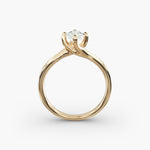 Load image into Gallery viewer, Marquise Lab-Grown Diamond Twisted Engagement Ring | Unique Solitaire Design | IGI Certified | 10K/14K/18K Gold
