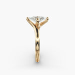 Load image into Gallery viewer, Marquise Lab-Grown Diamond Twisted Engagement Ring | Unique Solitaire Design | IGI Certified | 10K/14K/18K Gold
