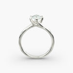 Load image into Gallery viewer, Oval Lab-Grown Diamond Twisted Engagement Ring | Elegant Solitaire Design | IGI Certified | 10K/14K/18K Gold
