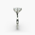 Load image into Gallery viewer, Oval Lab-Grown Diamond Twisted Engagement Ring | Elegant Solitaire Design | IGI Certified | 10K/14K/18K Gold
