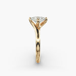 Load image into Gallery viewer, Oval Lab-Grown Diamond Twisted Engagement Ring | Elegant Solitaire Design | IGI Certified | 10K/14K/18K Gold
