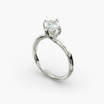 Load image into Gallery viewer, Radiant Cut Twisted Band Lab-Grown Diamond Ring | 0.50–5.00 Carat | IGI Certified | Yellow, White, Rose Gold
