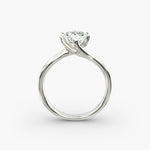Load image into Gallery viewer, Twisted Band Round Lab-Grown Diamond Engagement Ring | Four-Prong | IGI Certified | 10K, 14K &amp; 18K Gold
