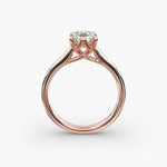 Load image into Gallery viewer, Cushion Lab-Grown Diamond 6-Prong Solitaire Ring | IGI Certified | 10K/14K/18K Gold
