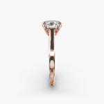 Load image into Gallery viewer, Cushion Lab-Grown Diamond 6-Prong Solitaire Ring | IGI Certified | 10K/14K/18K Gold
