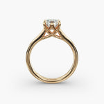 Load image into Gallery viewer, Cushion Lab-Grown Diamond 6-Prong Solitaire Ring | IGI Certified | 10K/14K/18K Gold
