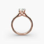 Load image into Gallery viewer, Heart Lab-Grown Diamond 5-Prong Wide Band Ring | IGI Certified | 10K/14K/18K Gold

