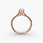 Load image into Gallery viewer, Marquise Lab-Grown Diamond Ring – Classic 6-Prong Setting | IGI Certified | 10K/14K/18K Gold

