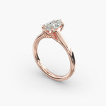 Load image into Gallery viewer, Marquise Lab-Grown Diamond Ring – Classic 6-Prong Setting | IGI Certified | 10K/14K/18K Gold
