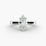 Load image into Gallery viewer, Marquise Lab-Grown Diamond Ring – Classic 6-Prong Setting | IGI Certified | 10K/14K/18K Gold
