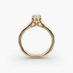 Load image into Gallery viewer, Marquise Lab-Grown Diamond Ring – Classic 6-Prong Setting | IGI Certified | 10K/14K/18K Gold
