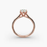 Load image into Gallery viewer, Oval Lab-Grown Diamond Classic Ring – Timeless Solitaire Style | IGI Certified | 10K/14K/18K Gold
