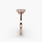 Load image into Gallery viewer, Oval Lab-Grown Diamond Classic Ring – Timeless Solitaire Style | IGI Certified | 10K/14K/18K Gold
