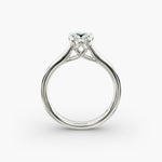 Load image into Gallery viewer, Pear Shape Lab-Grown Diamond Ring — 6-Prong Setting with Wide Band | IGI Certified | 10K/14K/18K Gold
