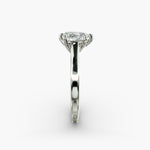 Load image into Gallery viewer, Pear Shape Lab-Grown Diamond Ring — 6-Prong Setting with Wide Band | IGI Certified | 10K/14K/18K Gold

