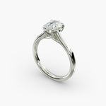 Load image into Gallery viewer, Pear Shape Lab-Grown Diamond Ring — 6-Prong Setting with Wide Band | IGI Certified | 10K/14K/18K Gold
